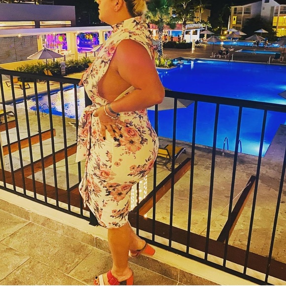 Women floral dress - Picture 3 of 4